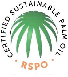 Trademark RSPO CERTIFIED SUSTAINABLE PALM OIL