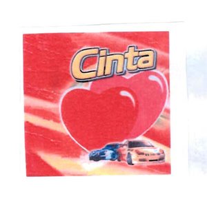 Trademark CINTA + LUKISAN 2 BUAH HATI DAN 2 MOBIL