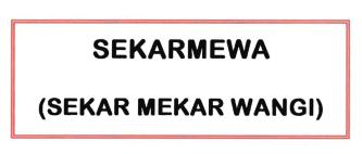 Trademark SEKARMEWA