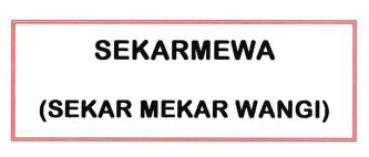 Trademark SEKARMEWA