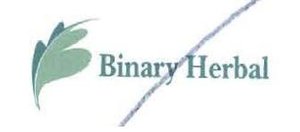 Trademark BINARY HERBAL