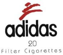 Trademark ADIDAS 20 FILTER CIGARETTES