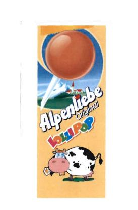 Trademark ALPENLIEBE ORIGINAL LOLLIPOP + LUKISAN SAPI