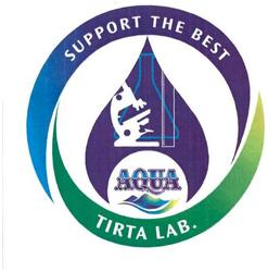 Trademark AQUA Tirta Lab. Support The Best + LUKISAN MIKROSKOP