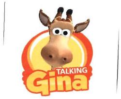 Trademark TALKING GINA + LOGO + GAMBAR