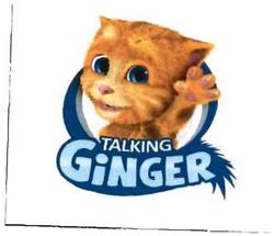 Trademark TALKING GINGER + LOGO + GAMBAR