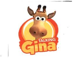 Trademark TALKING GINA + LOGO + GAMBAR