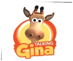 Trademark TALKING GINA + LOGO + GAMBAR