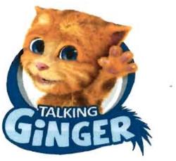 Trademark TALKING GINGER + LOGO + GAMBAR