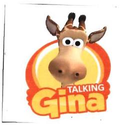 Trademark TALKING GINA + LOGO + GAMBAR