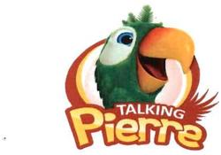 Trademark TALKING PIERRE + LOGO + GAMBAR