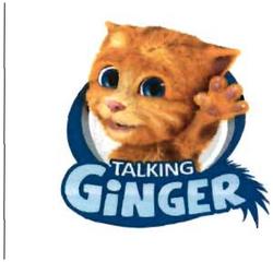 Trademark TALKING GINGER + LOGO + GAMBAR