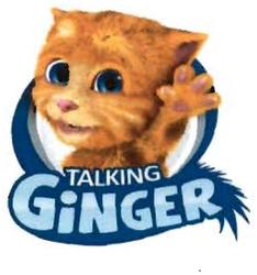 Trademark TALKING GINGER + LOGO + GAMBAR