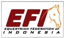 Trademark Logo EFI bergambar kuda EQUESTRIAN FEDERATION OF INDONESIA