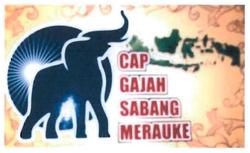 Trademark CAP GAJAH SABANG MERAUKE + LOGO