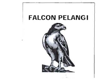 Trademark FALCON PELANGI + LUKISAN BURUNG ELANG