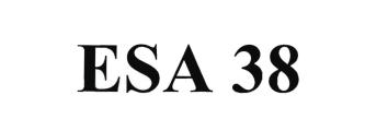 Trademark ESA 38