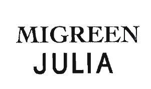 Trademark MIGREEN JULIA