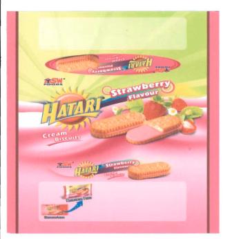 Trademark HATARI STRAWBERRY CREAM