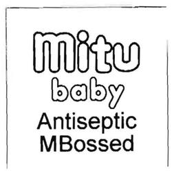 Trademark MITU Baby Antiseptic MBossed