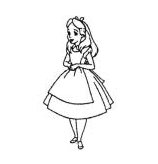 Trademark Lukisan Alice in Wonderland