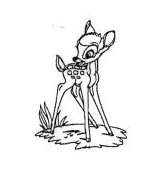 Trademark Lukisan Bambi