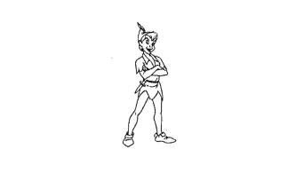 Trademark Lukisan Peter Pan