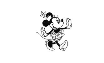 Trademark Lukisan Minnie Mouse Classic