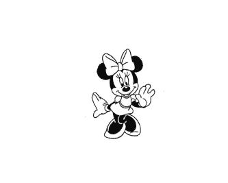 Trademark Lukisan Minnie Mouse