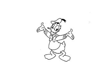 Trademark Lukisan Donald Duck