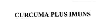 Trademark CURCUMA PLUS IMUNS