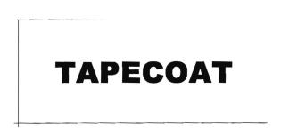 Trademark TAPECOAT