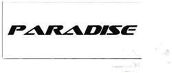 Trademark PARADISE