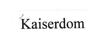 Trademark KAISERDOM