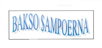 Trademark BAKSO $AMPOERNA