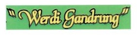 Trademark Werdi Gandrung