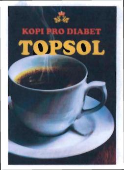 Trademark PRO DIABET TOPSOL + LUKISAN MINUMAN KOPI