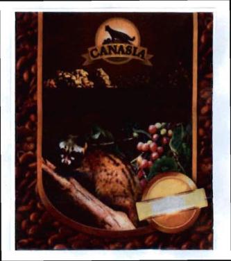 Trademark CANASIA + LUKISAN LUWAK dan KOPI