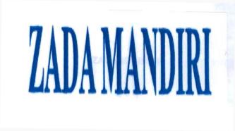 Trademark ZADA MANDIRI