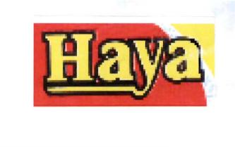 Trademark HAYA