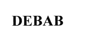 Trademark DEBAB
