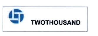 Trademark TWOTHOUSAND + logo