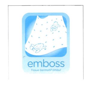 Trademark EMBOSS + LUKISAN