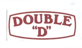 Trademark DOUBLE "D"