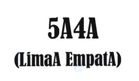 Trademark 5A4A (Lima A Empat A)