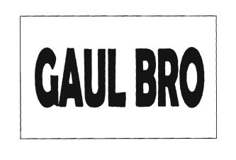 Trademark GAUL BRO