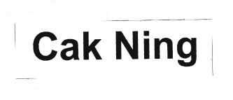 Trademark CAK NING