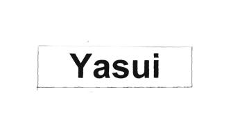 Trademark YASUI