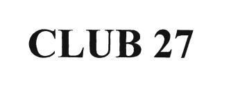 Trademark CLUB 27