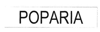 Trademark POPARIA